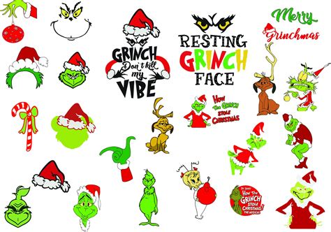 Christmas Grinch SVG The Grinch SVG: A Festive And Mischievous Addition To Your Holiday Crafts