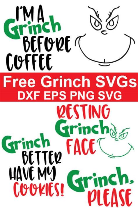 Cricut Grinch Face SVG Cricut Grinch Face SVG: Unleash Your Inner Grinchy Spirit