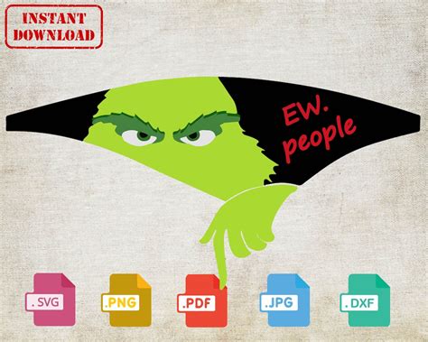 Ew People Grinch SVG Ew