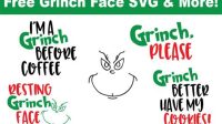 Free Grinch Face For Cricut Unleash The Grinchy Spirit With Free Grinch Face SVG For Cricut