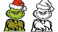 Free Grinch Face SVG Unleash Your Grinchiness With Free Grinch Face SVG Files