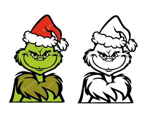 Free Grinch Face SVG Unleash Your Grinchiness With Free Grinch Face SVG Files