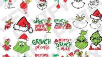 Free Layered Grinch SVG Embrace The Grinch's Mischievous Charm With Free Layered Grinch SVG