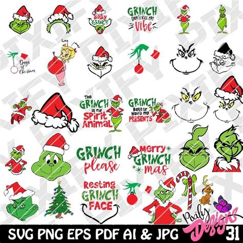 Free Layered Grinch SVG Embrace The Grinch's Mischievous Charm With Free Layered Grinch SVG