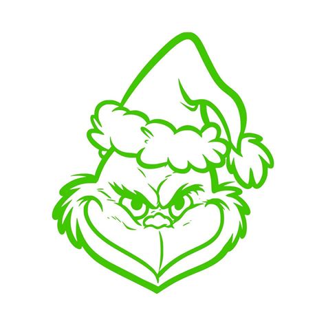 Free SVG Grinch Face Get Your Grinch On: Unleash The Power Of Free SVG Grinch Faces