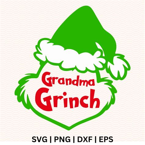 Grandma Grinch SVG Grandma Grinch SVG: Unleash Your Inner Mean Greenie