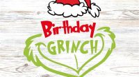 Grinch Birthday SVG Grinch Birthday SVG: Celebrate The Spirit Of The Holidays With A Touch Of Mischief