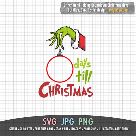 Grinch Christmas Countdown SVG Free Conclusion: Grinch Christmas Countdown SVG Free