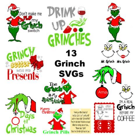 Grinch Christmas Shirt SVG Grinch Christmas Shirt SVG: Unveil The Spirit Of The Season With A Touch Of Mischief