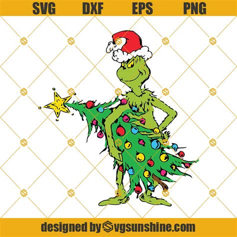 Grinch Christmas Tree SVG Grinch Christmas Tree SVG: A Festive Way To Spread Holiday Cheer