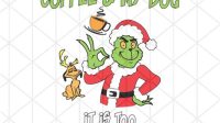 Grinch Drinking Coffee SVG Grinch Drinking Coffee SVG: Capture The Holiday Spirit With A Festive Design