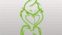 Grinch Face Outline For Cricut Grinch Face Outline For Cricut: Capture The Festive Spirit With Precision Cutting