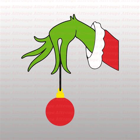 Grinch Hand Layered SVG Grinch Hand Layered SVG: Capture The Spirit Of Christmas Mischief