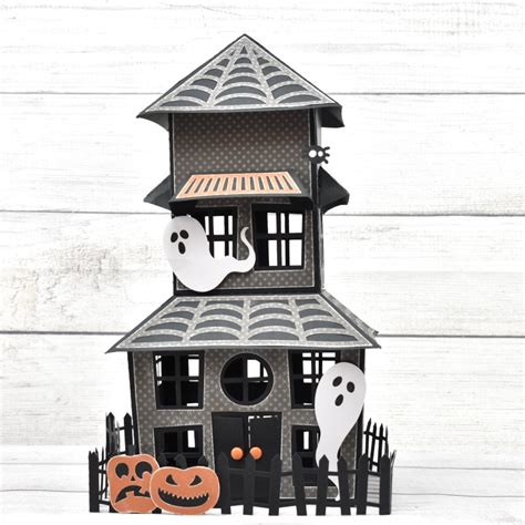 3d Haunted House SVG Unleash The Spooktacular With 3D Haunted House SVGs