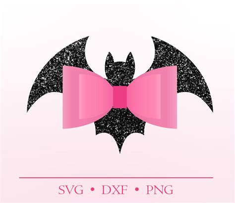 Bat Bow SVG Bat Bow SVG: An Eerie And Enchanting Design For Halloween And Beyond