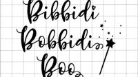 Bibbidi Bobbidi Boo SVG Bibbidi Bobbidi Boo SVG: Enchant Your Crafts With Magical Designs