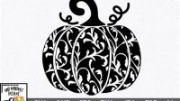 Black And White Pumpkin SVG Black And White Pumpkin SVG: A Spooktacular Addition To Your Halloween Crafts