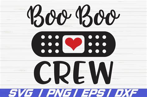 Boo Boo Crew Nurse SVG Boo Boo Crew Nurse SVG: A Symbol Of Care And Compassion