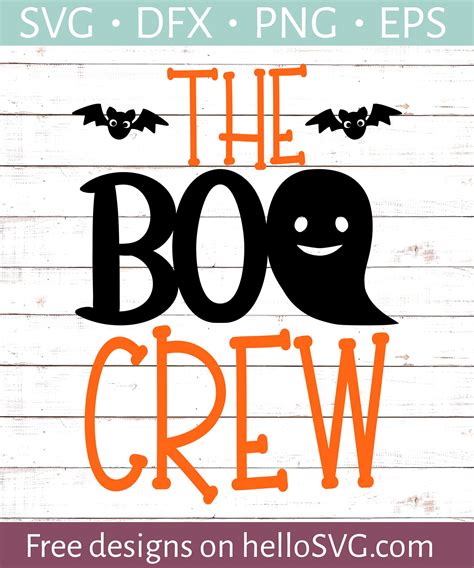 Boo Crew SVG Free Boo Crew SVG Free: Unleash Your Inner Spooktacular Spirit