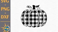 Buffalo Plaid Pumpkin SVG Buffalo Plaid Pumpkin SVG: A Timeless Fall Decoration