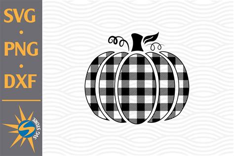 Buffalo Plaid Pumpkin SVG Buffalo Plaid Pumpkin SVG: A Timeless Fall Decoration