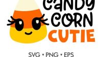 Candy Corn Cutie SVG Candy Corn Cutie SVG: The Sweetest Way To Decorate For Halloween