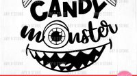 Candy Monster SVG Candy Monster SVG: Unleash Your Sweetest Creations