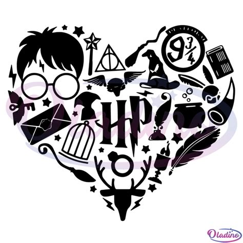 Harry Potter SVG Heart The Enduring Magic Of Harry Potter: Exploring The Significance Of The Heart SVG