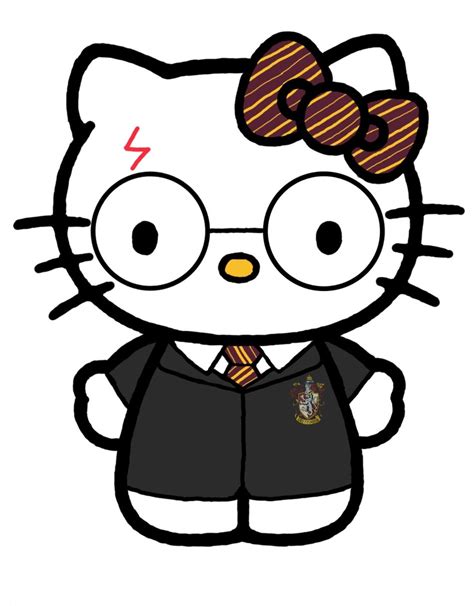 Hello Kitty Harry Potter SVG Hello Kitty Harry Potter SVG: A Magical Fusion Of Cuteness And Wizardry