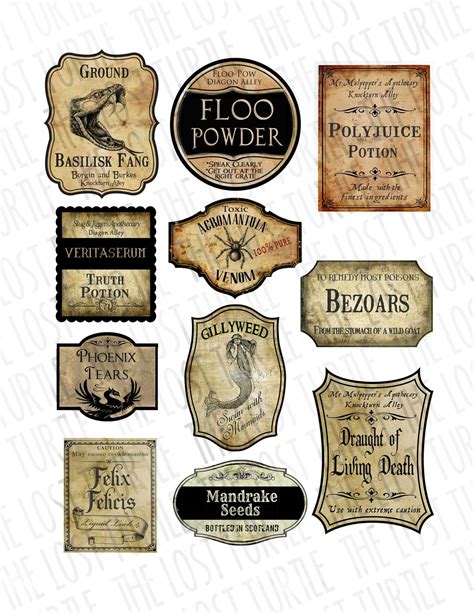 Harry Potter Potion Labels SVG Harry Potter Potion Labels SVG: A Magical Touch For Your DIY Potions