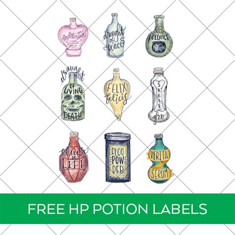 Harry Potter Potion SVG Harry Potter Potions SVG: A Magical Addition To Your Crafting Projects