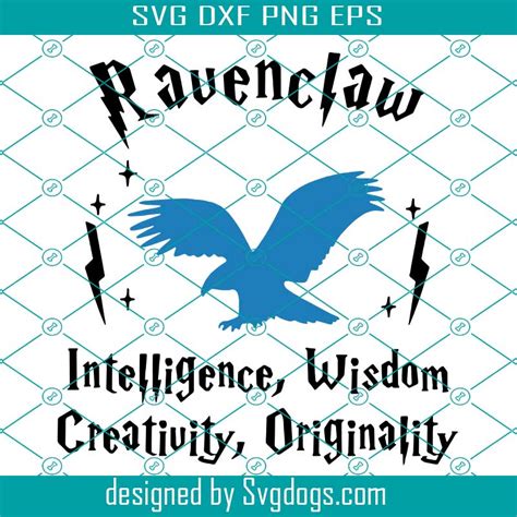 Harry Potter Ravenclaw SVG Free Harry Potter Ravenclaw SVG: Embodying Intelligence And Wit