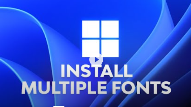 How To Install Multiple Fonts At Once On Mac