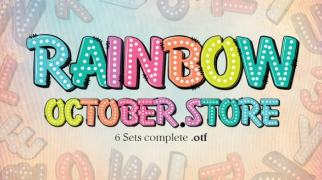 Rainbow Font