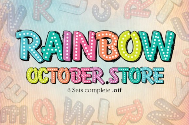 Rainbow Font